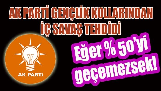 AKP Gençlik Kolları Konferansı'nda iç savaş tehdidi
