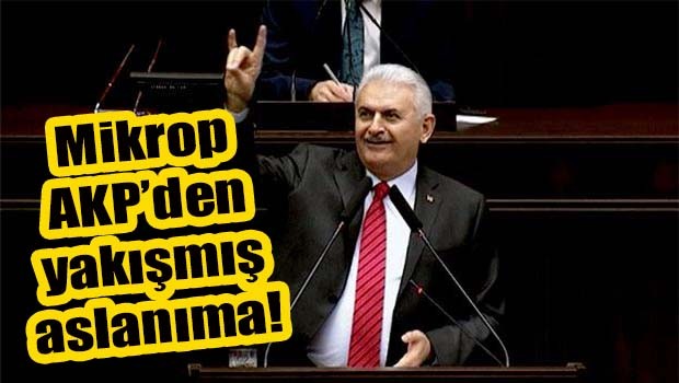 Mikrop AKP'den yakışmış aslanıma!