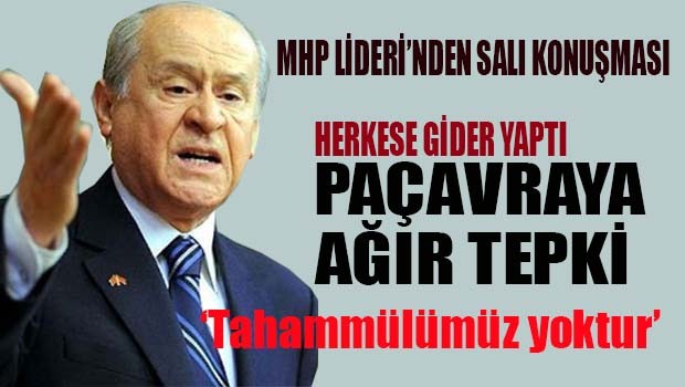 MHP Lideri Bahçeli'den Kürdistan paçavrasına ağır tepki, 'Tahammülümüz yoktur'
