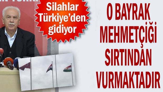 Doğu Perinçek'ten sözde 'Kürdistan' bayrağı açıklaması