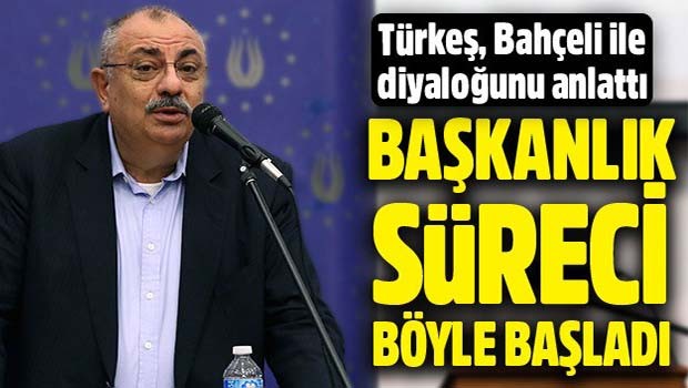 Tuğrul Türkeş, Bahçeli ile başkanlık diyaloğunu açıkladı
