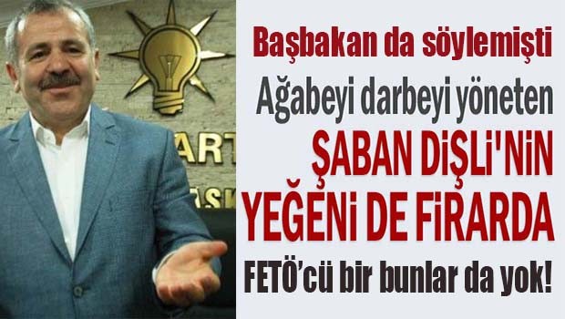 Ağabeyi darbeyi yöneten Şaban Dişli'nin yeğeni de firarda