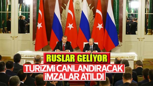 İMZALAR ATILDI, RUSLAR GELİYOR