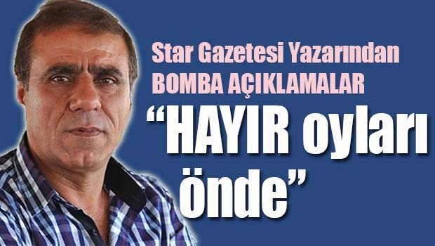 Hayır oyları önde