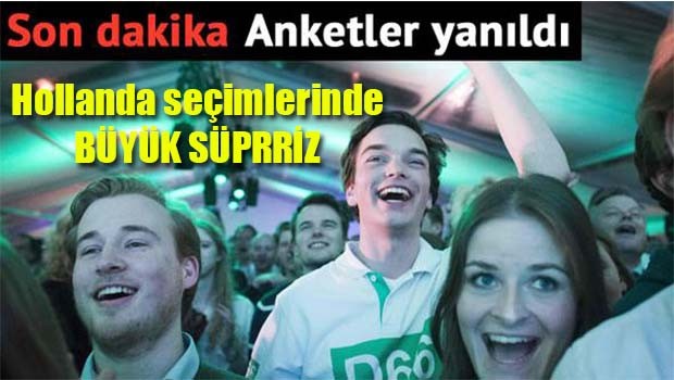 Hollanda seçimlerinde büyük sürpriz!