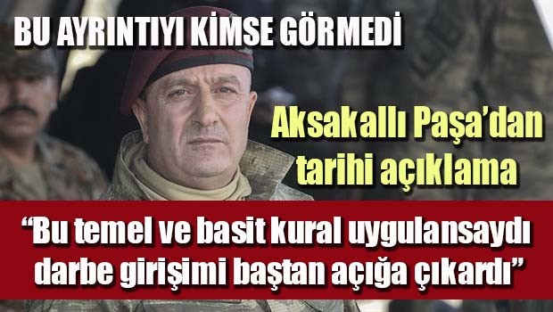 Zekai Aksakallı Paşa'dan tarihi açıklama