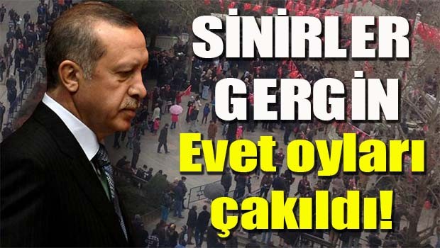 Sinirler gergin, 'Evet' oyları çakıldı!