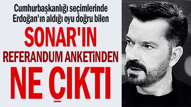 SONAR beklenen Referandum anketini açıkladı