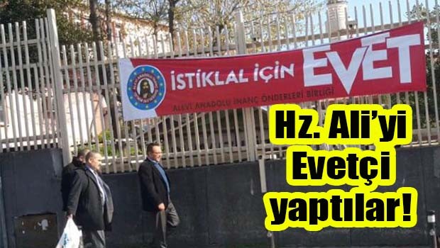 Hz. Ali'yi 'evetçi' yaptılar!