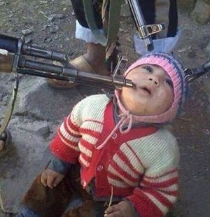 Burası Suriye ve İslam adına bebekleri öldürmek