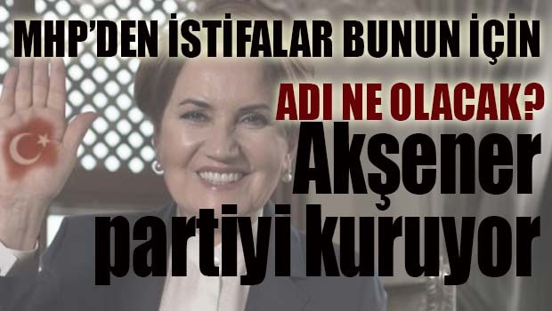 AKŞENER PARTİYİ KURUYOR!