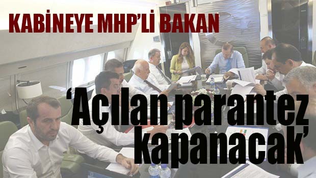 'Açılan parantez kapanacak'
