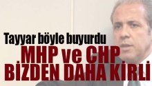 Şamil Tayyar, 'MHP ve CHP bizden daha kirli'