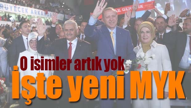 İŞTE AK PARTİ YENİ MYK'SI