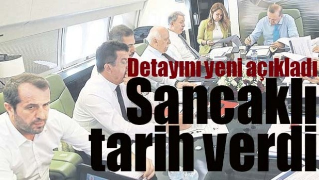 SANCAKLI TARİH VERDİ