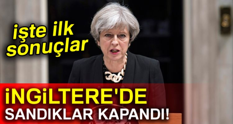 İngiltere'de sandıklar kapandı! İşte ilk sonuçlar