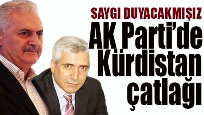 AK PARTİ'DE KÜRDİSTAN ÇATLAĞI
