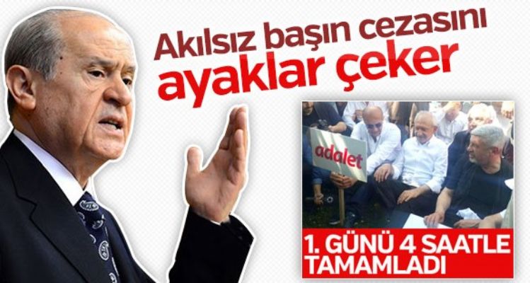 Bahçeli'den Kılıçdaroğlu'na: Yürüyüş masumane değil