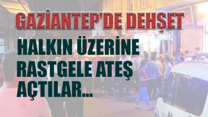 Bayram alışverişi yapanlara rastgele ateş ettiler: