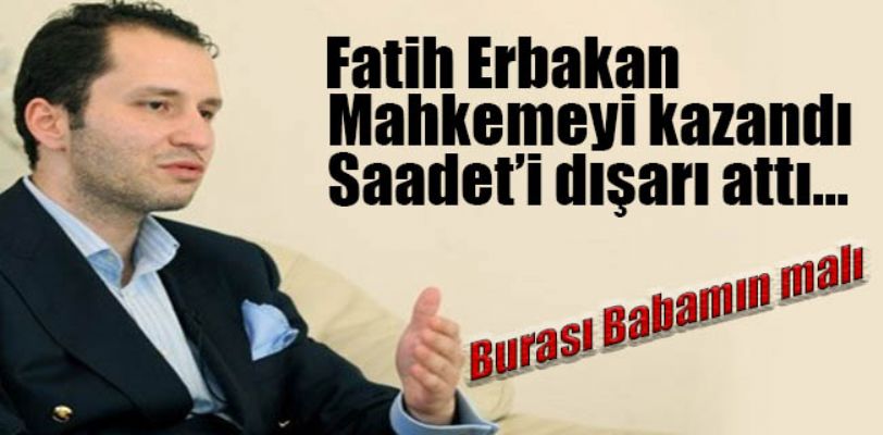 Saadet Partisine Fatih Erbakan şoku