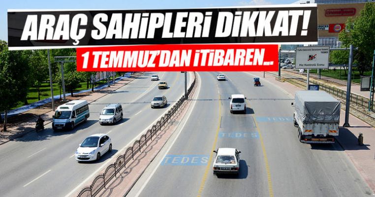 Araç sahipleri dikkat! Hız koridoru devreye giriyor