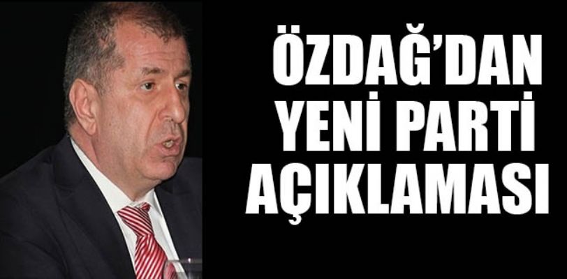 Ümit Özdağ'dan yeni parti ile ilgili açıklama