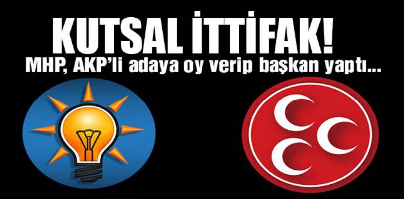 MHP, Ceyhan'da AKP adayına oy verip başkan yaptı