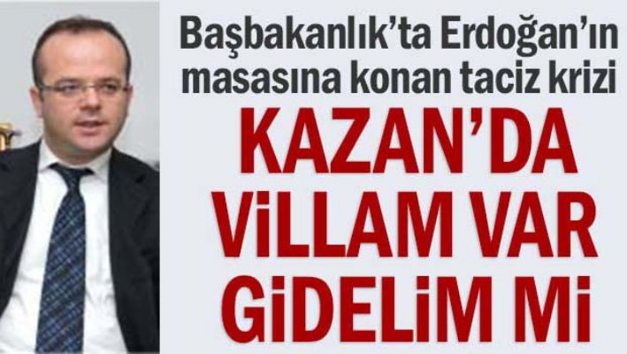 Başbakanlıkta taciz krizi!