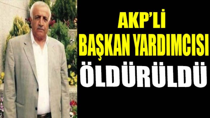 AKP'li Başkan yardımcısı terör saldırısında hayatını kaybetti
