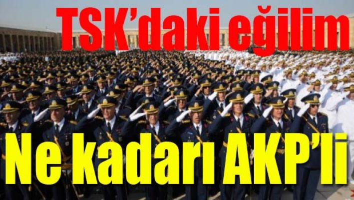 Askerlerimizin ne kadarı AK Partili