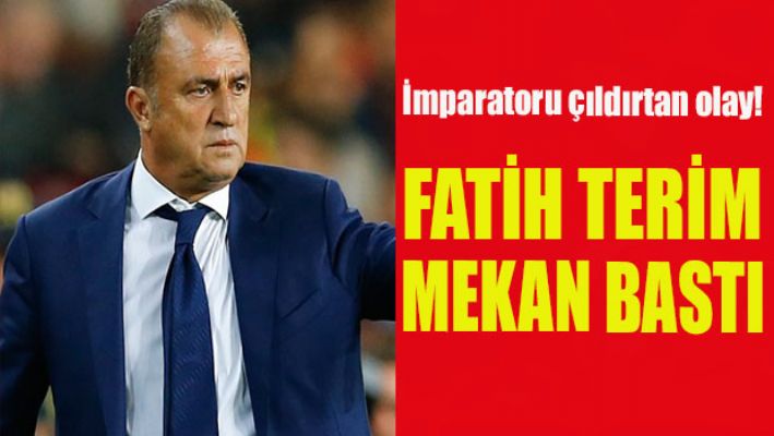Fatih Terim mekan bastı iddiası
