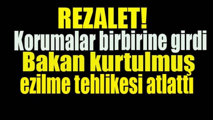 Bakan Kurtulmuş ezilme tehlikesi atlattı