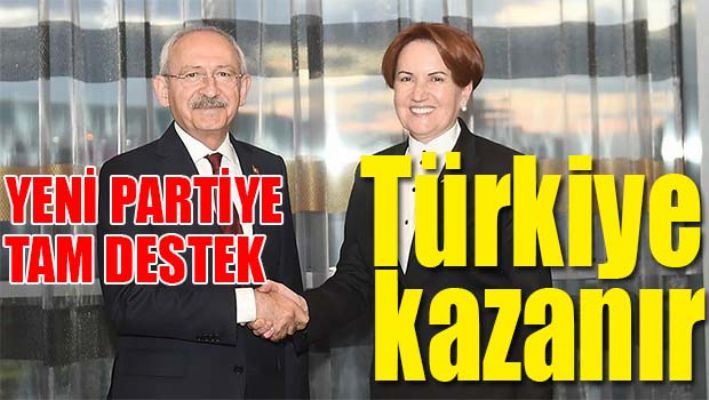 KILIÇDAROĞLU'NDAN YENİ PARTİYE TAM DESTEK