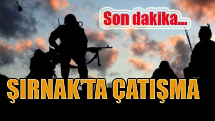 Son dakika: Şırnak'ta çatışma