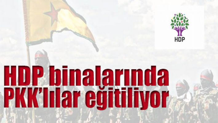 HDP binalarında PKK'lılara kadro eğitimi