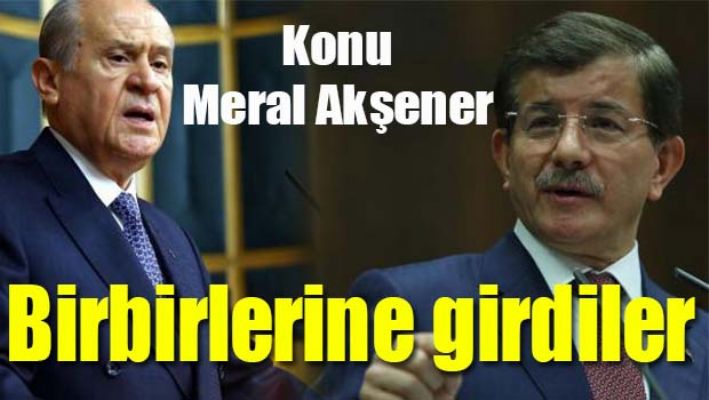 BİRBİRLERİNE GİRDİLER
