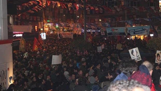 Kadıköy karıştı, Polis müdahale etti