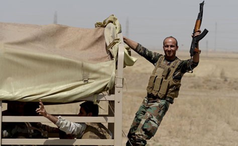 Peşmerge ile IŞİD militanları çatışıyor