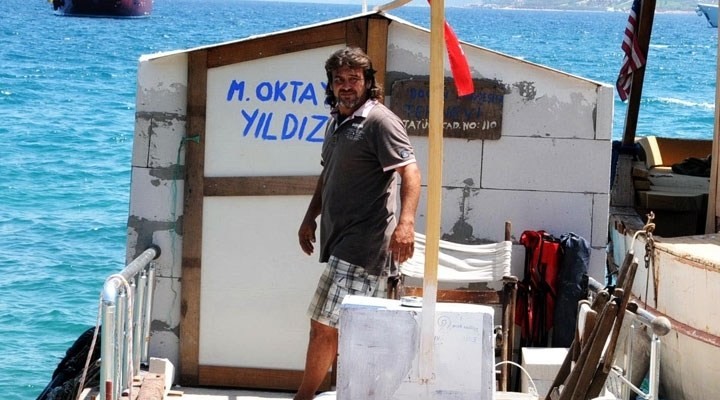 Bodrum'da IŞİD bayraklı tekne