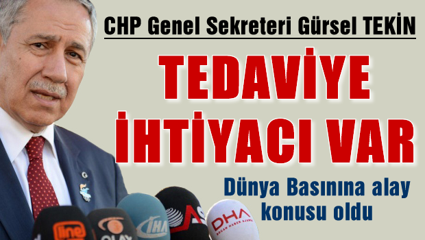 'Arınç'ın tedaviye ihtiyacı var'