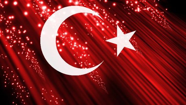 Türk bayrağını indirip yaktılar