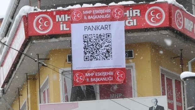 MHP'den şifreli afiş