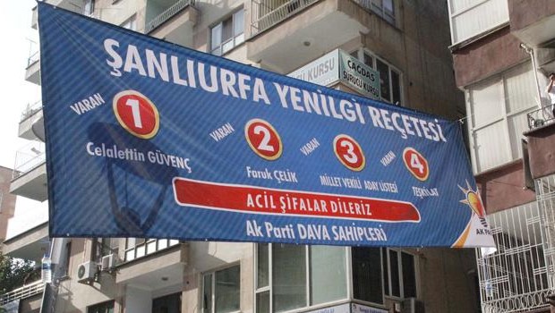 AKP'ye acil şifa dilediler