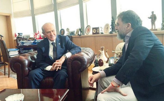 Devlet Bahçeli Ahmet Hakan'a konuştu