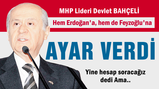 Hem Erdoğan'a, hem de Feyzoğlu'a ayar verdi