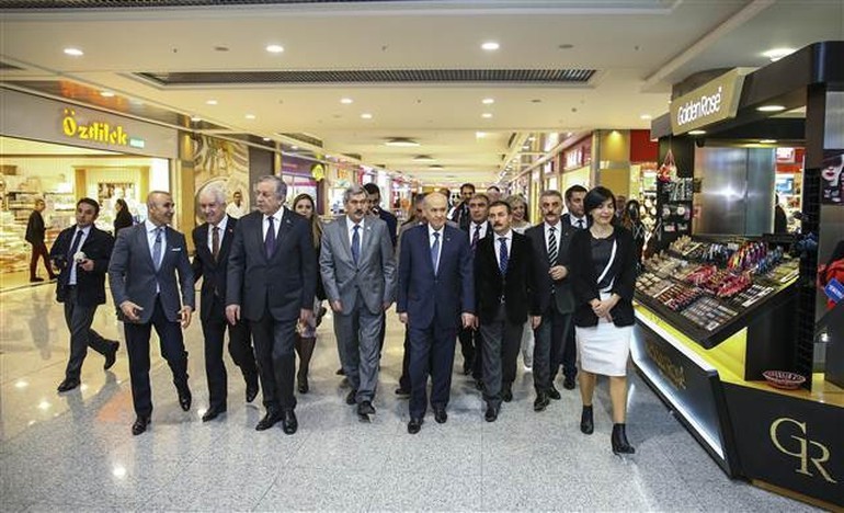 Bahçeli AVM'den mesaj verdi