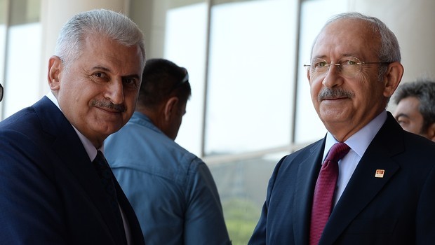 Başbakan CHP Genel Merkezi'nde