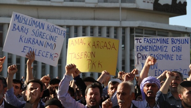 Mustazaflar Kürtler, PKK'ya tepki gösterdi