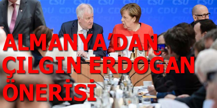 Almanya'dan "çılgın" Erdoğan önerisi