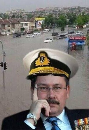 Sosyal Medya sallandı, Amiral Battı Melih